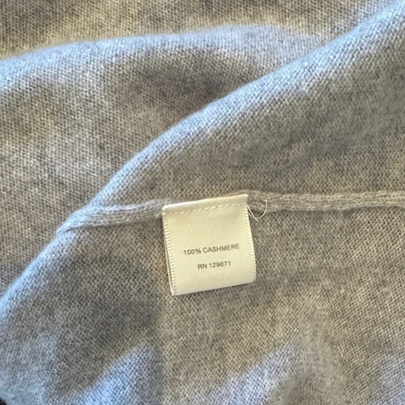 NakedCashmere Light Gray cashmere Shirt Cardigan - Picture 6 of 7